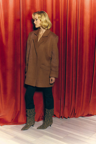 Mila Coat in Cinnamon