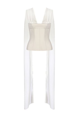 Mona Corset in Ice Grey