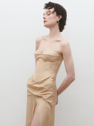 Kalista Skirt In Honey Beige