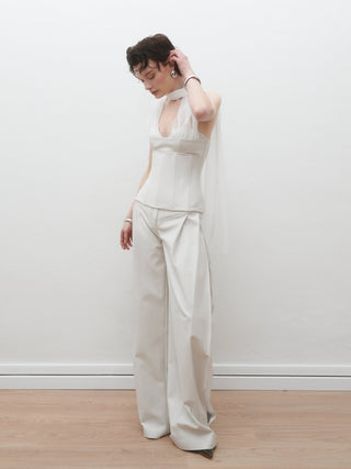 Mona Corset in Ice Grey