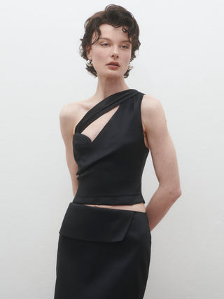 Maren Mini Skirt in Black