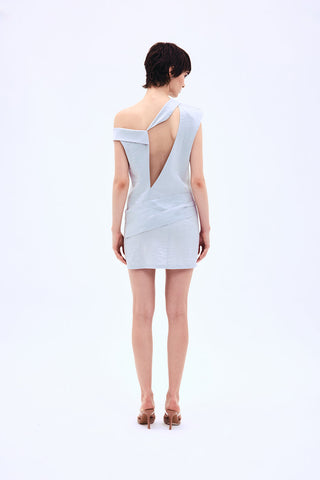 Florence Dress in Silver