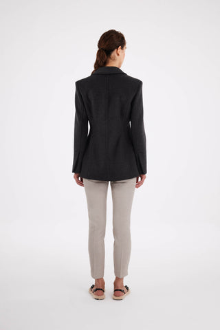 Naos Coat in Anthracite