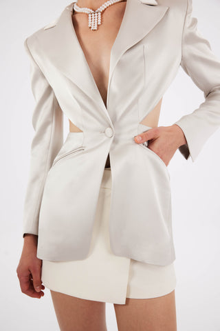 Meissa Jacket in Silver